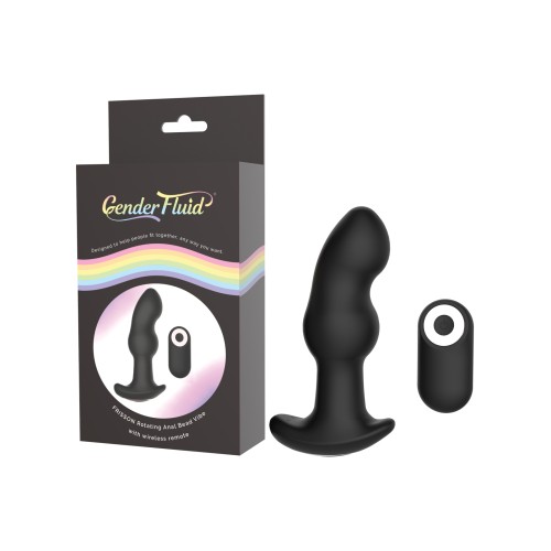 Gender Fluid Frission Anal Vibe Remote Control Black