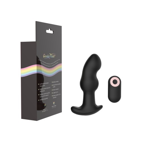 Gender Fluid Frission Anal Vibe Remote Control Black