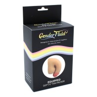 Gender Fluid 5" Equipped Soft Packer - Tan