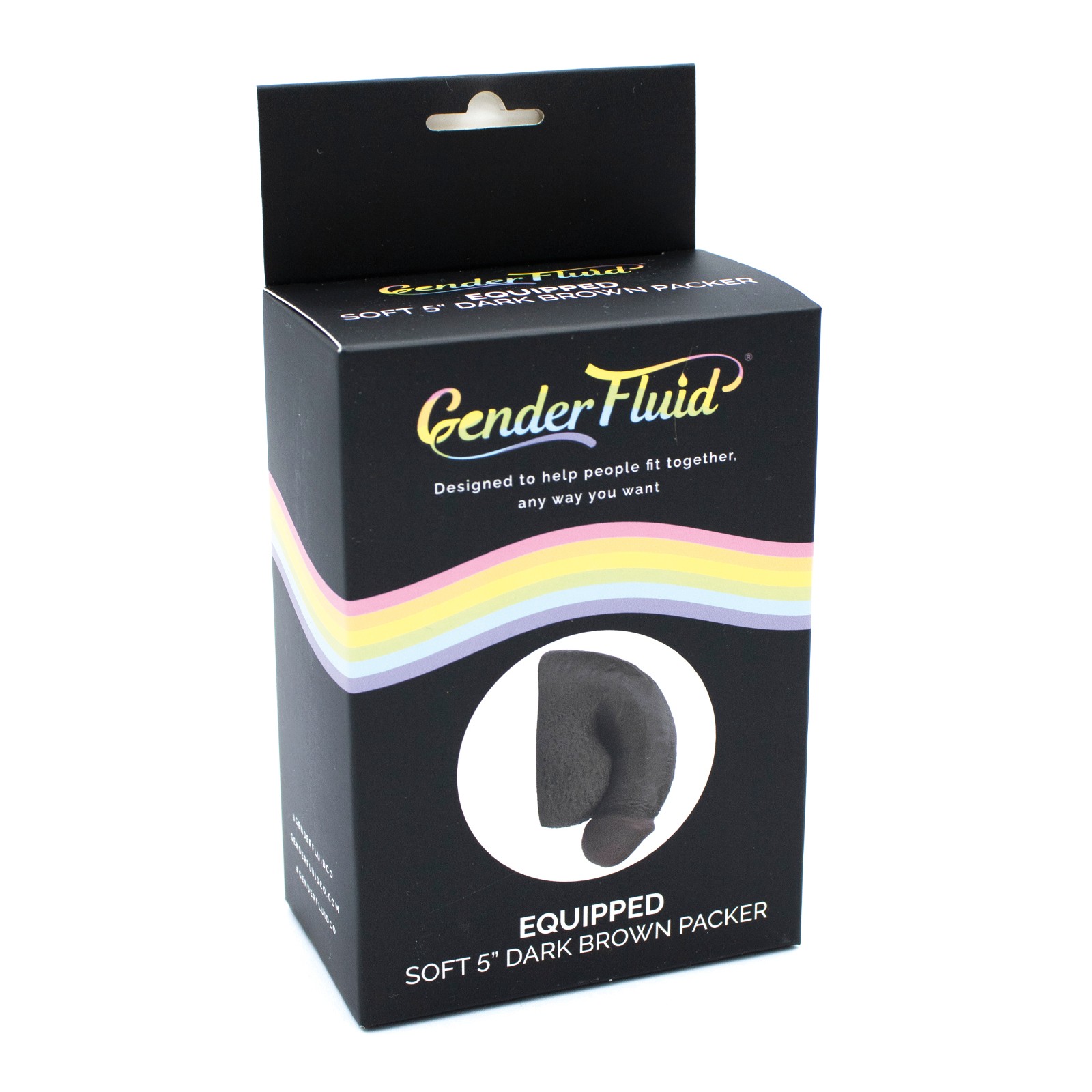 Gender Fluid 5" Equipped Soft Packer Dark Brown