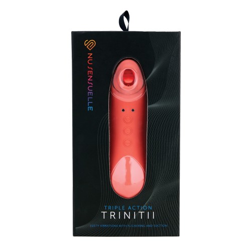 Nu Sensuelle Trinitii Tongue Vibe para Estimulación Clitoriana