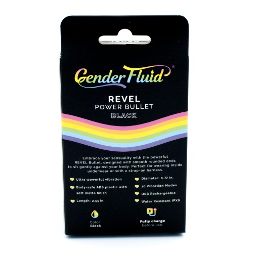 Gender Fluid Revel Power Bullet Waterproof