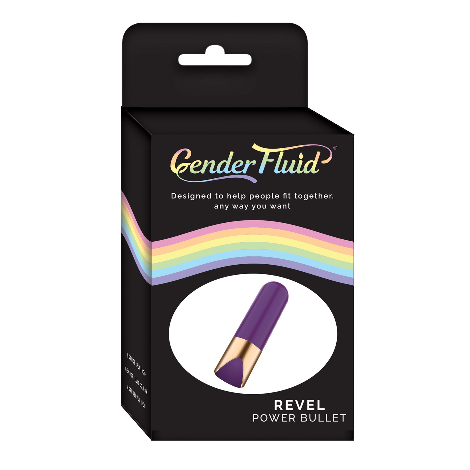 Bullet de Poder Gender Fluid Revel Vibrador Púrpura