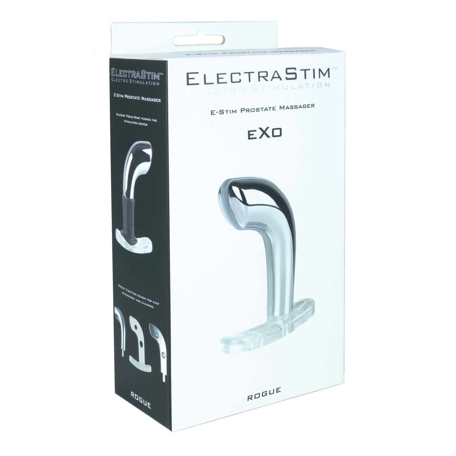 ElectraStim Exo Rogue Prostate Massager in Silver