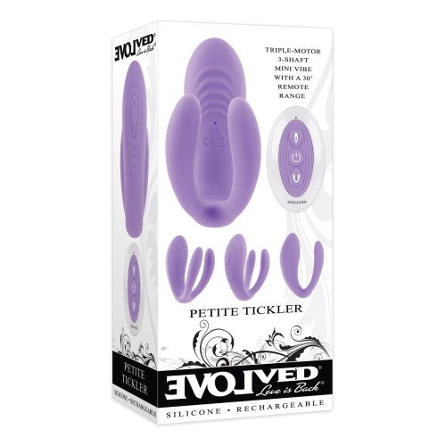 Mini Vibrador Evolved Petite Tickler Púrpura