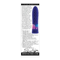 Evolved Raver Light Up Bullet Vibrator - Purple