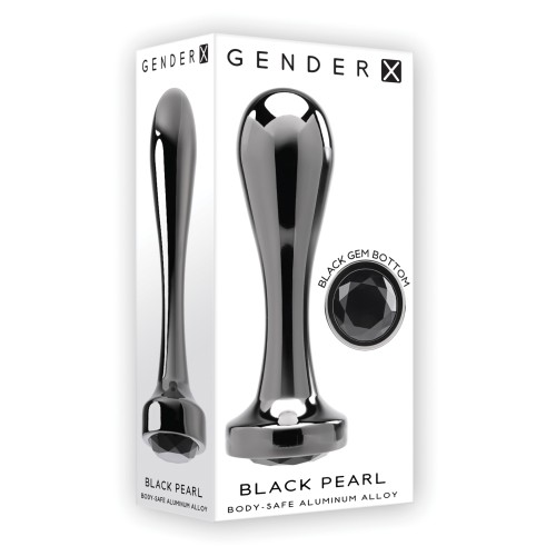 Plug Perla Negra Gender X para Placer Sensacional