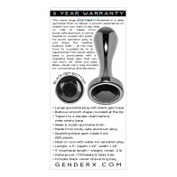 Gender X Black Pearl Plug for Sensational Pleasure