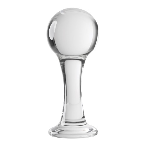 Gender X The Baller Clear Glass Plug for Sensual Play