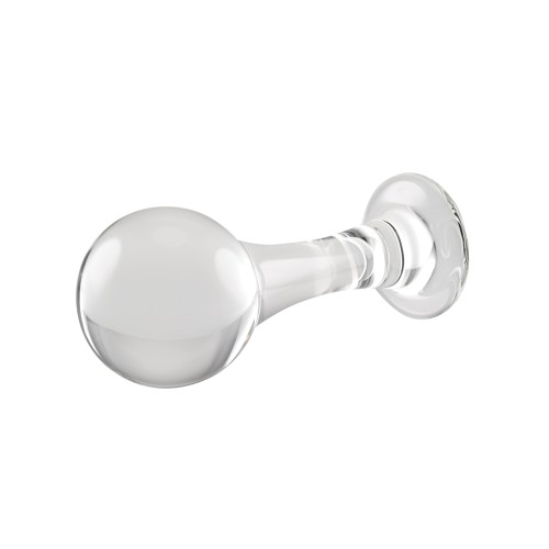 Gender X The Baller Clear Glass Plug for Sensual Play