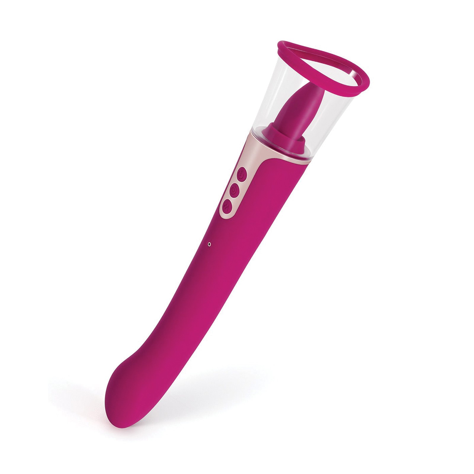 Succion Sucking G-Spot Vibrator - 3 Functions Purple