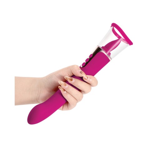 Succion Sucking G-Spot Vibrator - 3 Functions Purple