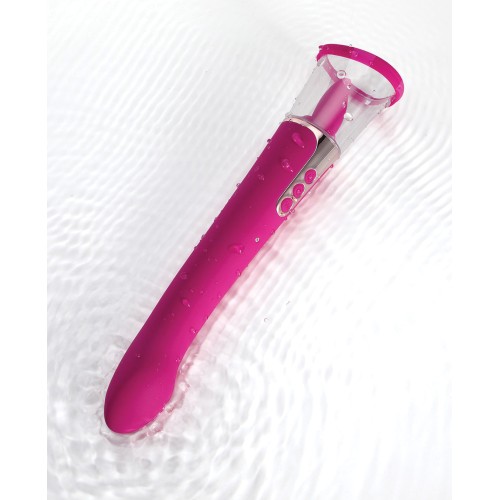 Succion Sucking G-Spot Vibrator - 3 Functions Purple