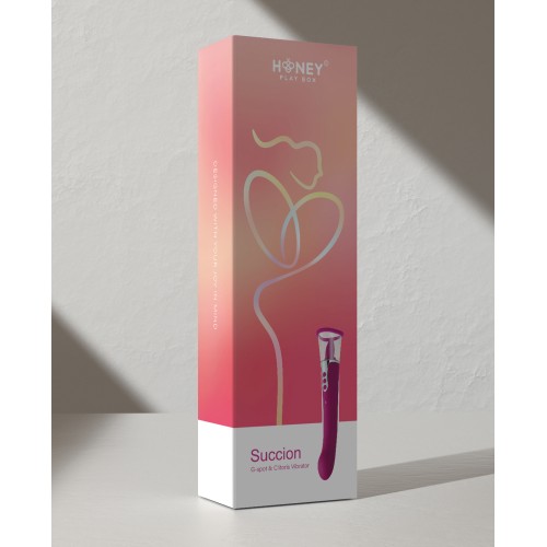 Vibrador Succionador de Punto G - 3 Funciones Púrpura