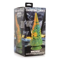 Creature Cocks Dildo de Silicona Monstropus Tentacular Verde Amarillo