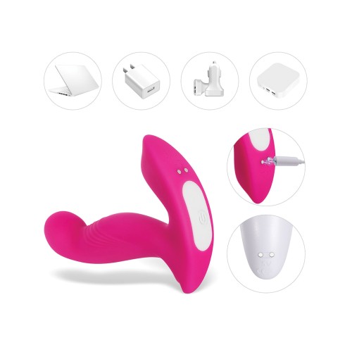 Crave G-Spot Vibrator Rotating Head Pink