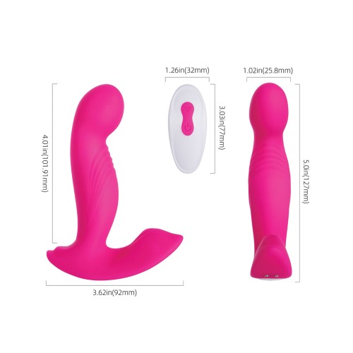 Crave G-Spot Vibrator Rotating Head Pink