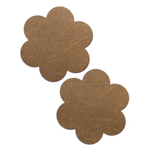 Pastease Basic Daisy Nipple Covers - Tan