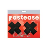 Pastease Liquid Black Nipple Covers for Bold Fashion