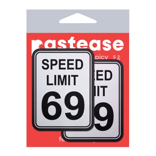 Pastease Premium Speed Limit 69 Nipple Pasties