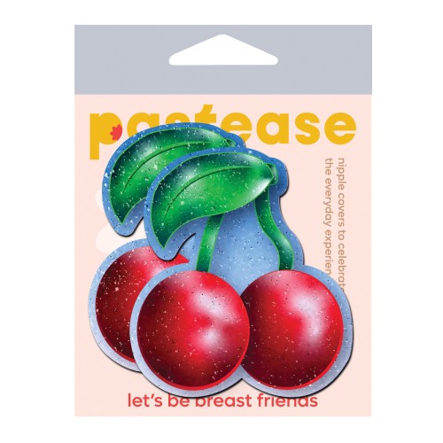 Pastease Premium Cherries Nipple Pasties - Bright Red O/S