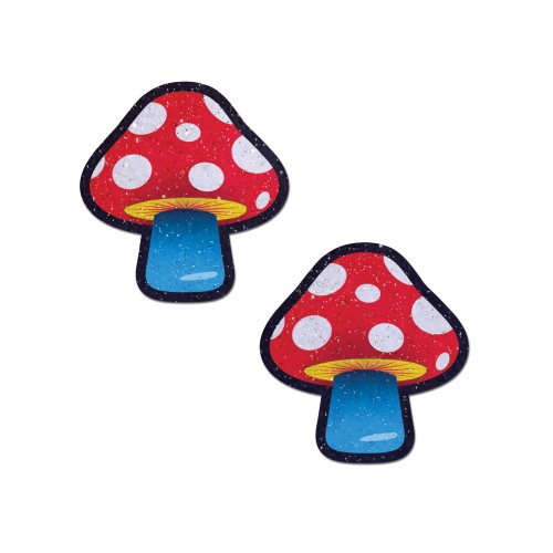 Colorful Shroom Nipple Pasties for Daring Outfits