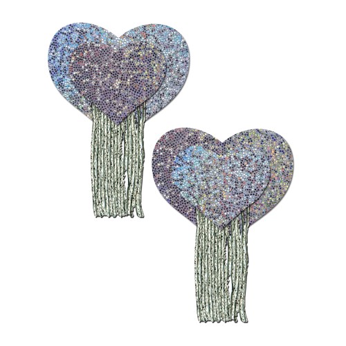 Pastease Tassel Glitter Heart Pasties