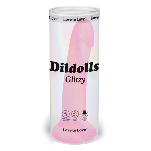 Love to Love Glitzy Suction Cup Dildo for Intense Pleasure