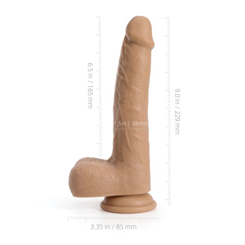 Dildo Inalámbrico Idalis con Función de Empuje - 3 Funciones Marfil