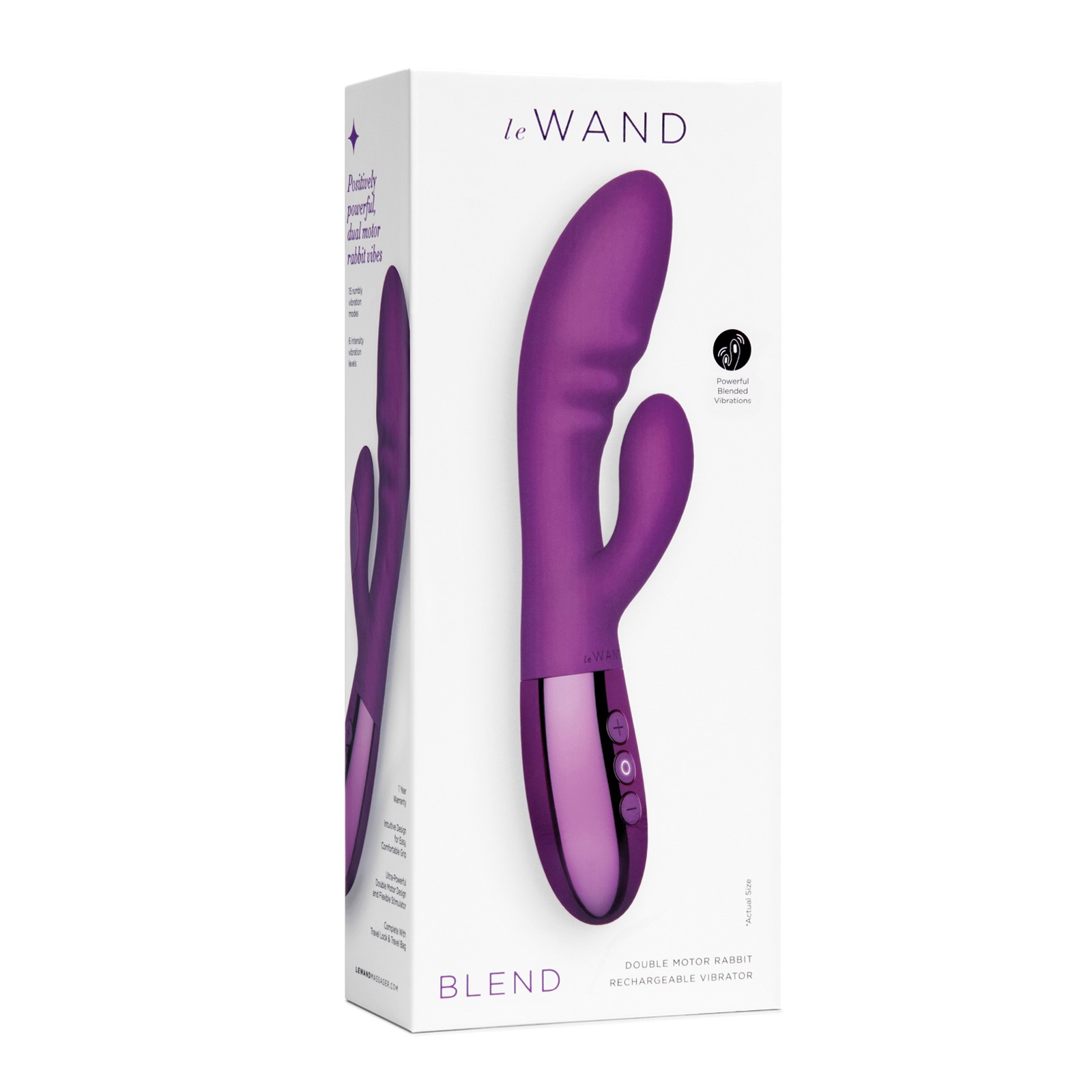 Le Wand BLEND Double Motor Rabbit Vibrator Cherry