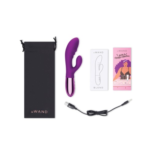 Vibrador Conejito de Doble Motor Le Wand BLEND Cherry