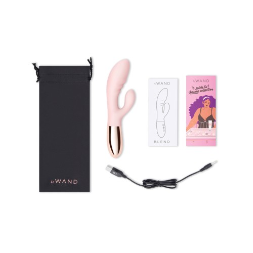 Vibrador Conejito Doble Le Wand BLEND Rosa Dorado