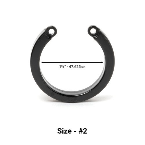 Repuesto Anillo U #2 para Cock Cage - Negro