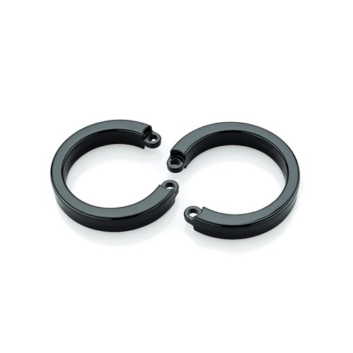 Cock Cage U-Ring 2 Pack Black