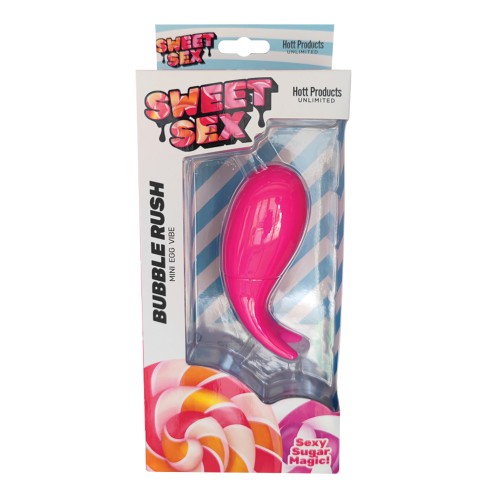 Mini Huevo Vibrador Sweet Sex Bubble Rush - Magenta