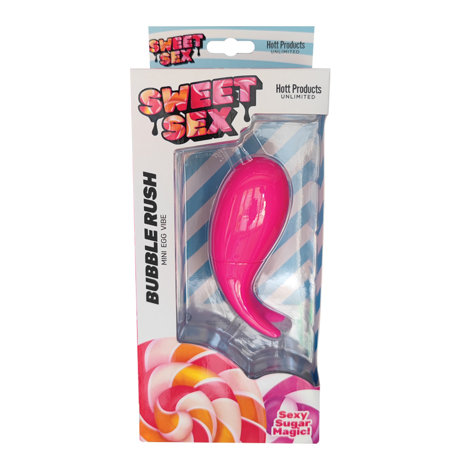 Mini Huevo Vibrador Sweet Sex Bubble Rush - Magenta