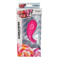 Mini Huevo Vibrador Sweet Sex Bubble Rush - Magenta