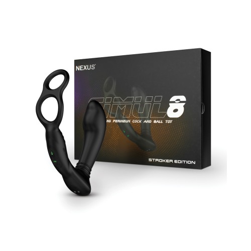 Nexus Simul8 Dual Anal & Perineum Stimulator - Black