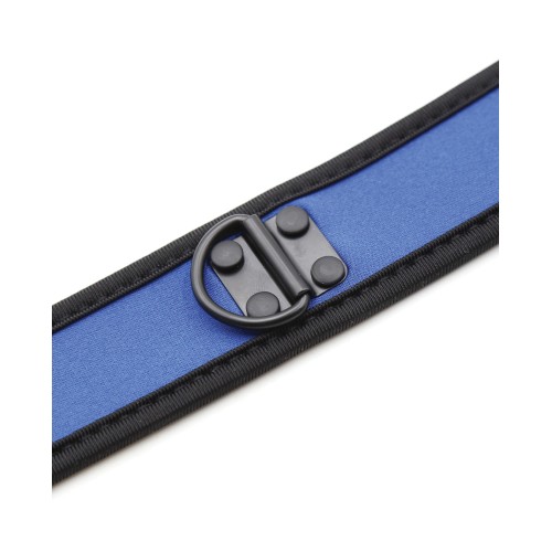 Plesur Neoprene Puppy Collar Blue