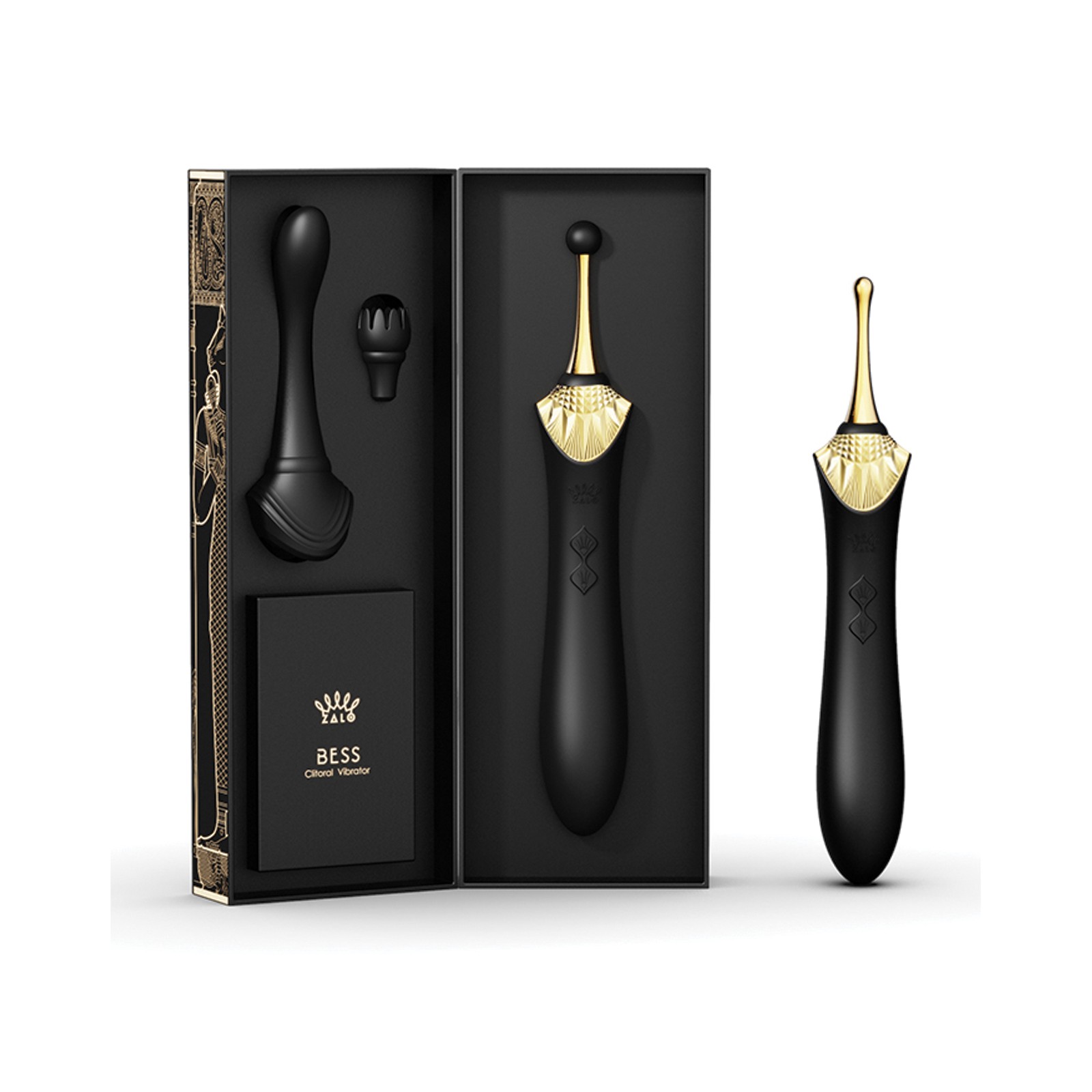 Vibrador Clitoriano ZALO Bess Negro Obsidiana