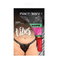 Pack de 3 Tangas Vibes Trippy - Colores Variados