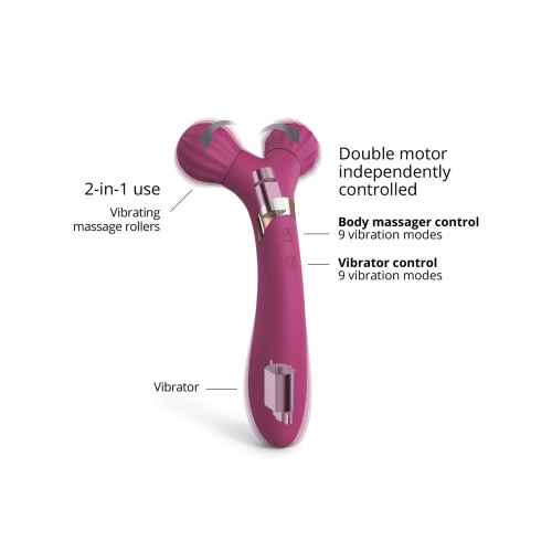 Love to Love Fireball Forked Vibrator - Body Massager