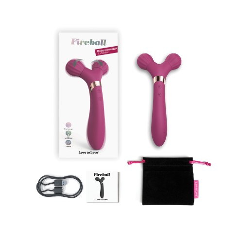 Love to Love Fireball Forked Vibrator - Body Massager