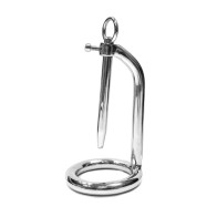 Rouge Stainless Steel Chastity Ring with Sound