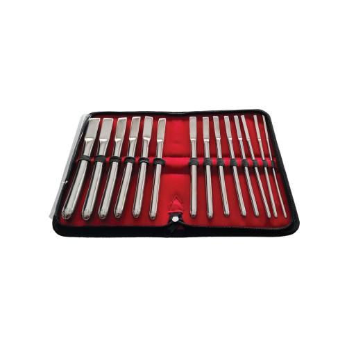 Set de Dilatadores Uterinos Hegar Rouge de Acero Inoxidable