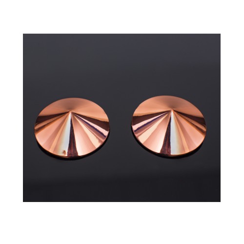 Pleasure Collection Metal Pasties - Rose Gold