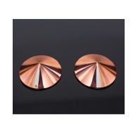 Pleasure Collection Metal Pasties - Rose Gold