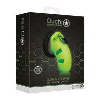 Ouch Glow in the Dark Cock Cage - 3.5"