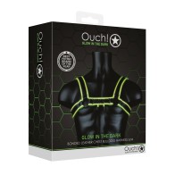 Arnés Bulldog Ouch Glow in the Dark S/M