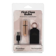 First Class Mini Rechargeable Bullet with Crystal